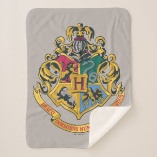Harry Potter | Hogwarts Crest - Vollfarbigkeit Sherpadecke