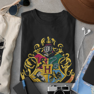 Harry Potter   Hogwarts Crest - Vollfarbigkeit Tri-Blend Shirt