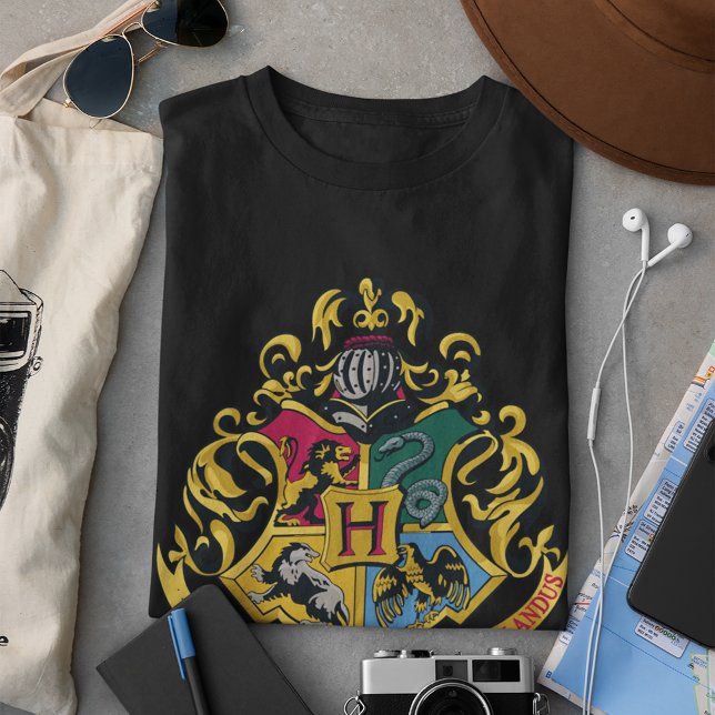 Harry Potter | Hogwarts Crest - Vollfarbigkeit Tri-Blend Shirt (Von Creator hochgeladen)