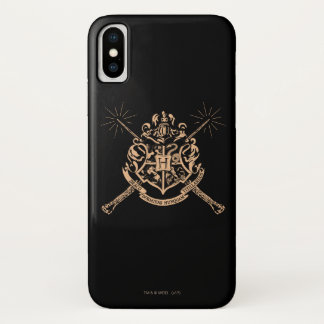 Harry Potter | Hogwarts Crossed Wands Wappen iPhone X Hülle