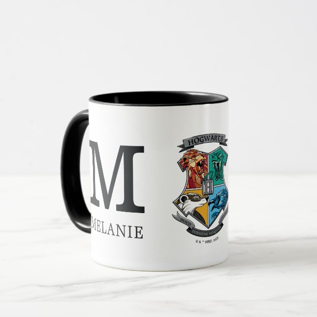Harry Potter | HOGWARTS™ Crosshatched Emblem Tasse (Vorderseite Links)
