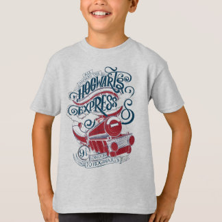 Harry Potter | Hogwarts Express Typografy T-Shirt