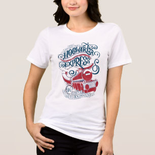 Harry Potter   Hogwarts Express Typografy Tri-Blend Shirt
