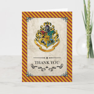 Harry Potter   Hogwarts Geburtstag Vielen Dank Dankeskarte