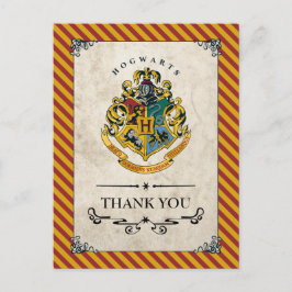 Harry Potter | Hogwarts Geburtstag Vielen Dank Postkarte