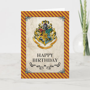 Harry Potter   Hogwarts Happy Birthday Karte