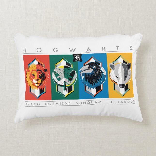 Harry Potter | HOGWARTS™ Haus-Symbole Dekokissen (Vorderseite)