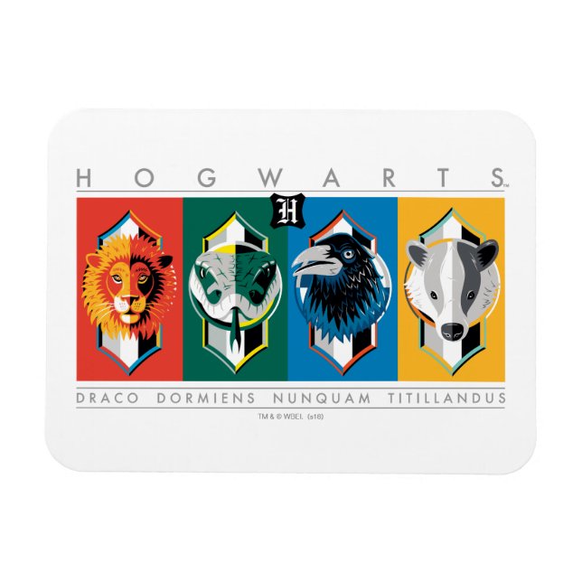 Harry Potter | HOGWARTS™ House Sigils Magnet (Horizontal)