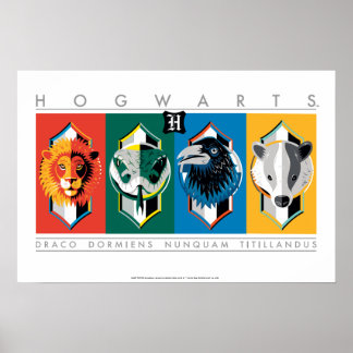 Harry Potter | HOGWARTS™ House Sigils Poster