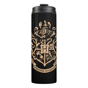Harry Potter   Hogwarts Kreuzende Zauberstäbe Wapp Thermosbecher