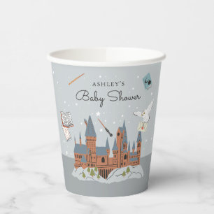 Harry Potter   Hogwarts-Muster-Baby-Shower Pappbecher