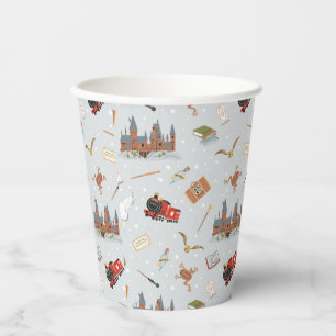 Harry Potter   Hogwarts Pattern Baby Shower Pappbecher