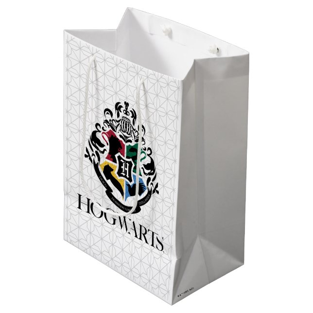 Harry Potter | HOGWARTS™ Primarschulen-Wappen Mittlere Geschenktüte (Vorderseite Schrägansicht)