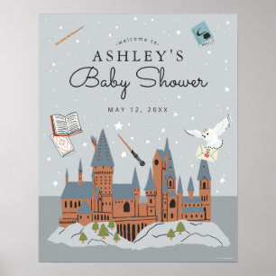 Harry Potter   Hogwarts-Schloss-Baby-Party Poster