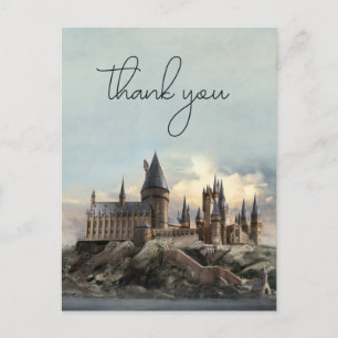 Harry Potter Hogwarts-Schloss Hochzeit Danke Postkarte