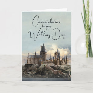 Harry Potter   Hogwarts-Schloss Hochzeit Karte