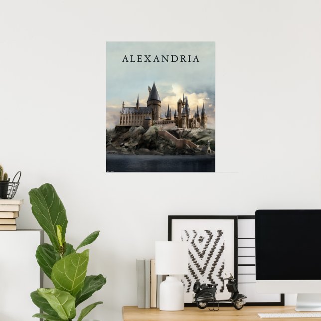 Harry Potter | Hogwarts-Schloss Tageslicht Poster (Heimbüro)