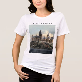Harry Potter | Hogwarts-Schloss Tageslicht Tri-Blend Shirt