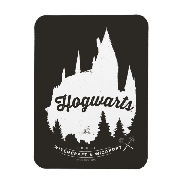 Harry Potter | HOGWARTS™ Schloss Typography Magnet (Vertikal)