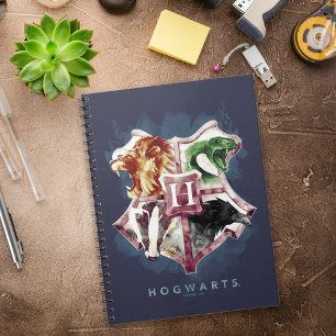 Harry Potter   HOGWARTS™-Wappen Aquarell Notizblock
