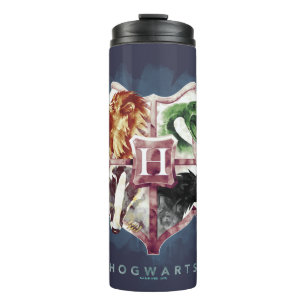 Harry Potter   HOGWARTS™ Wappen Aquarell Thermosbecher
