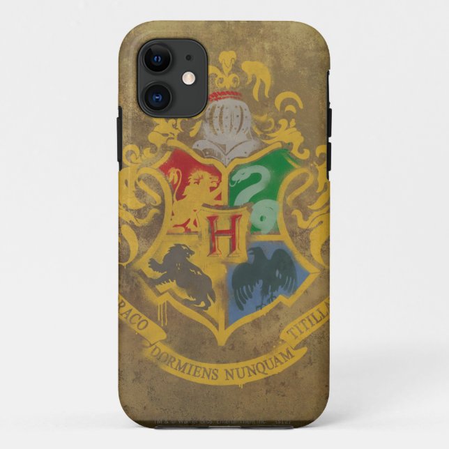 Harry Potter | Hogwarts-Wappen - Blau Case-Mate iPhone Hülle (Rückseite)