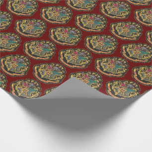 Harry Potter Hogwarts-Wappen Geschenkpapier