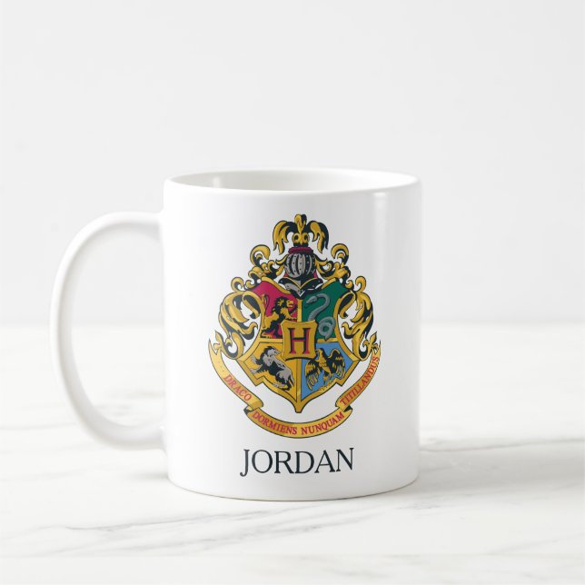 Harry Potter | Hogwarts-Wappen - Vollfarbe Kaffeetasse (Links)