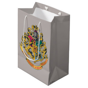 Harry Potter Hogwarts-Wappen - Vollfarbe Mittlere Geschenktüte