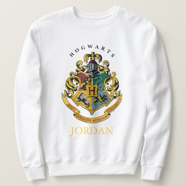 Harry Potter | Hogwarts-Wappen - Vollfarbe Sweatshirt (Design vorne)