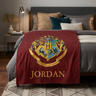Harry Potter | Hogwarts-Wappen - Vollständig Fleecedecke