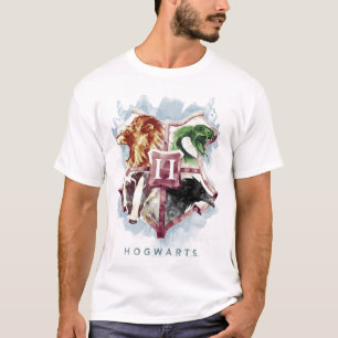 Harry Potter HOGWARTS™ Wappen Wasserfarbe T-Shirt