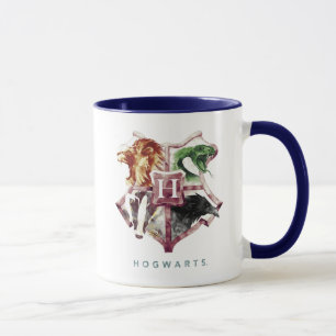 Harry Potter   HOGWARTS™ Wappen Wasserfarbe Tasse