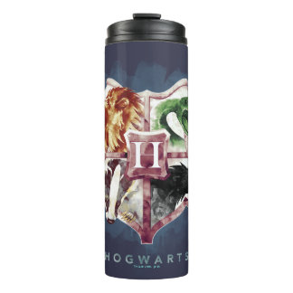 Harry Potter | HOGWARTS™ Wappen Wasserfarbe Thermosbecher