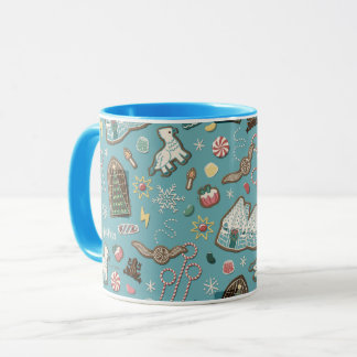 HARRY POTTER™ HOGWARTS™ Weihnachtskochtmuster Tasse
