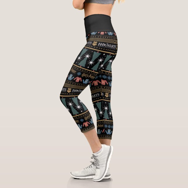 HARRY POTTER™ Holiday Sweater Muster Capri Leggings (Links)