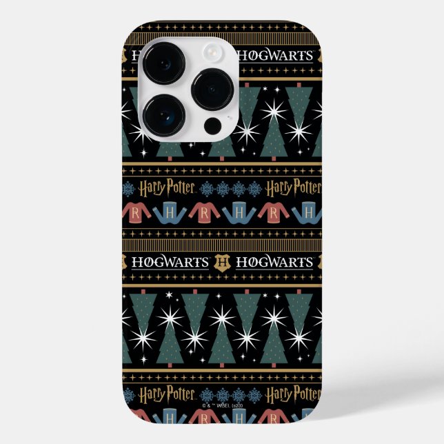 HARRY POTTER™ Holiday Sweater Muster Case-Mate iPhone Hülle (Rückseite)