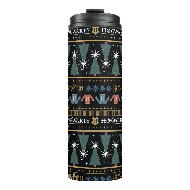 HARRY POTTER™ Holiday Sweater Muster Thermosbecher (Vorderseite)