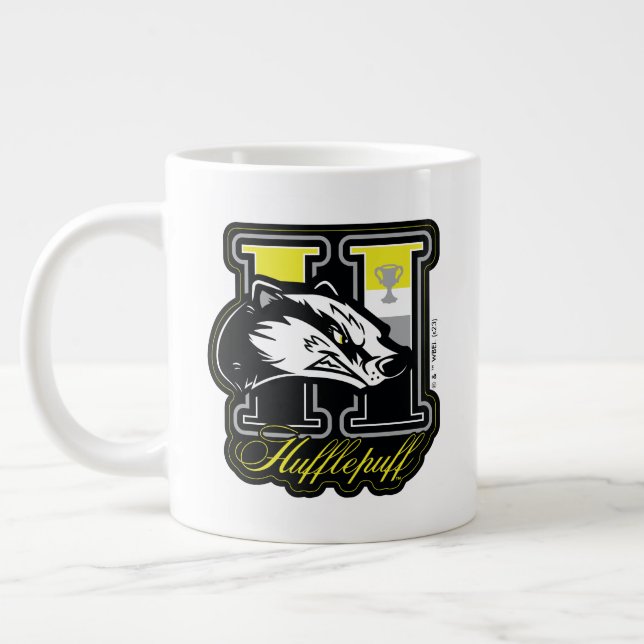 HARRY POTTER™ | HUFFLEPUFF™ Athletisches Abzeichen Jumbo-Tasse (Links)