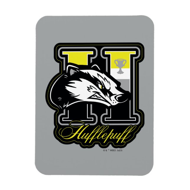 HARRY POTTER™ | HUFFLEPUFF™ Athletisches Abzeichen Magnet (Vertikal)