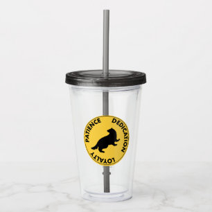 Harry Potter   HUFFLEPUFF™ Haus-Tugenden Grafik Acryltrinkbecher