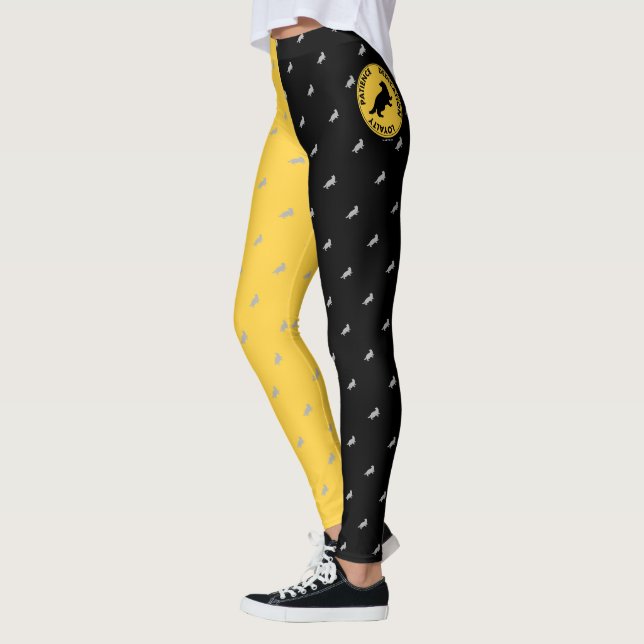 Harry Potter | HUFFLEPUFF™ House Lines Graphic Leggings (Links)