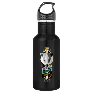 Harry Potter   HUFFLEPUFF™ House Lines Sigil Edelstahlflasche