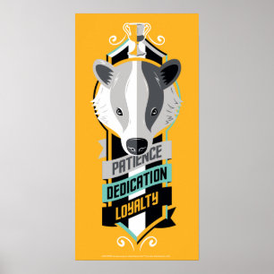 Harry Potter   HUFFLEPUFF™ House Lines Sigil Poster