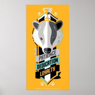 Harry Potter | HUFFLEPUFF™ House Lines Sigil Poster