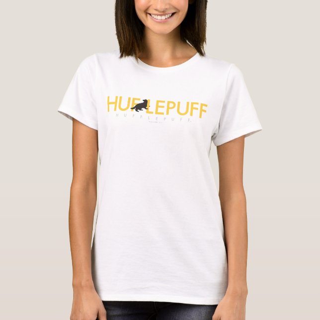 Harry Potter | Hufflepuff House Pride Logo T-Shirt (Vorderseite)