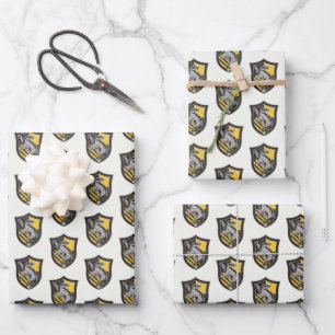 Harry Potter   Hufflepuff House Pride Wappen 2 Geschenkpapier Set