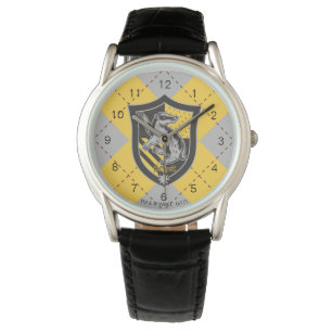 Harry Potter   Hufflepuff House Pride Wappen Armbanduhr