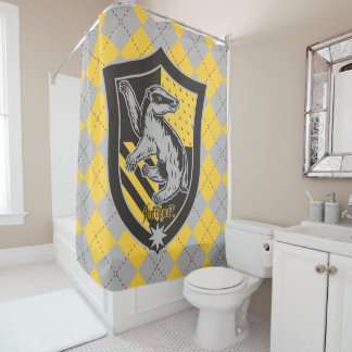 Harry Potter | Hufflepuff House Pride Wappen Duschvorhang