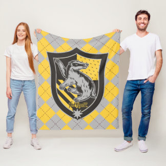 Harry Potter | Hufflepuff House Pride Wappen Fleecedecke